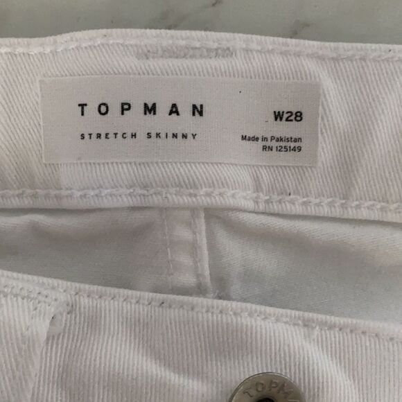 Top Man white shorts EUC - Picture 3 of 5
